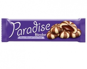 PARADISE biscuiti bicolori cu crema cacao 27gr